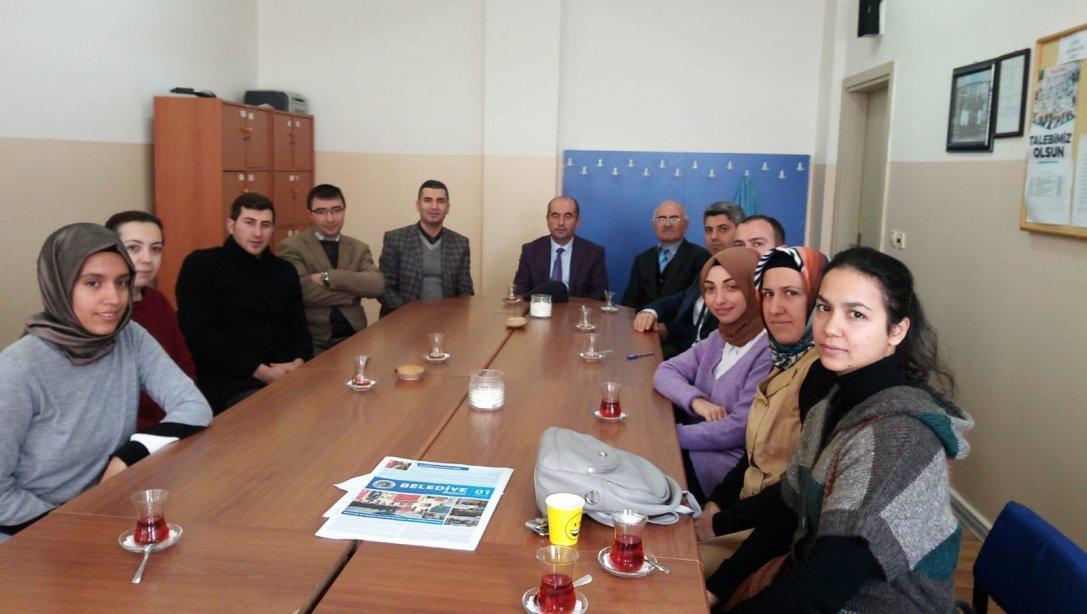 İlçe Milli Eğitim Müdürümüz Okul Ziyaretlerine Şehit Turgay Türkmen İlkokuluyla Devam Etti